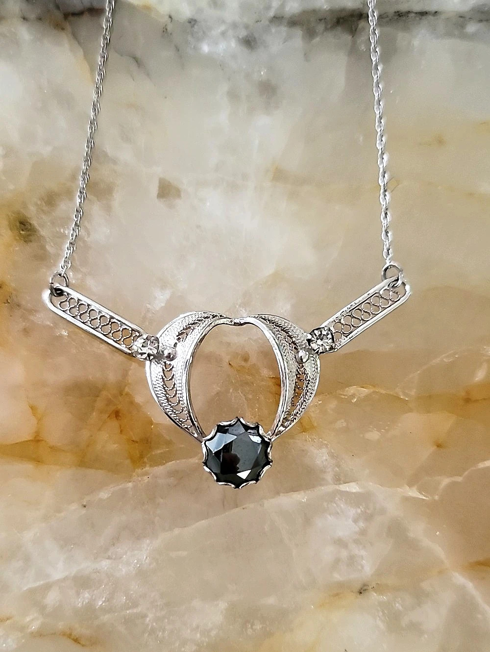 Vintage Sterling Silver Necklace